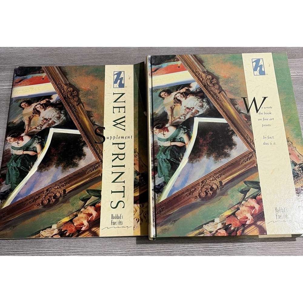 Haddad's Fine Arts New Prints Catalog + Supplement Set Dealer (e6)